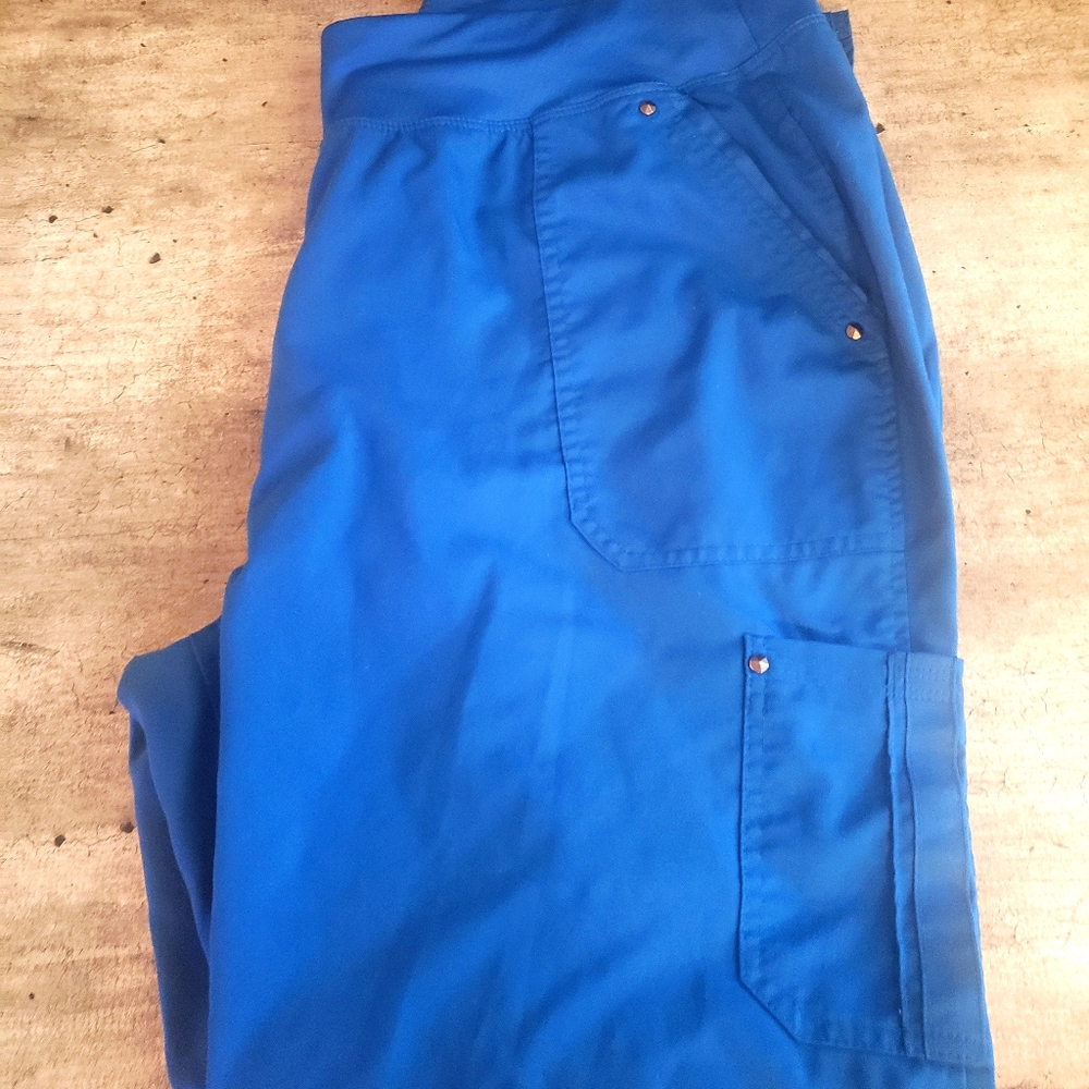 Royal blue scrub pants